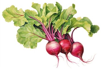 Vegetable plant food beet.