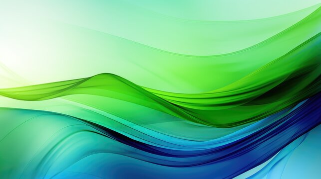 energy green blue background abstract