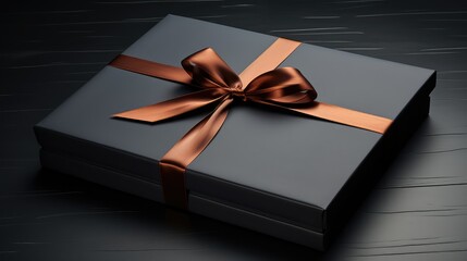 ribbon black gift certificate