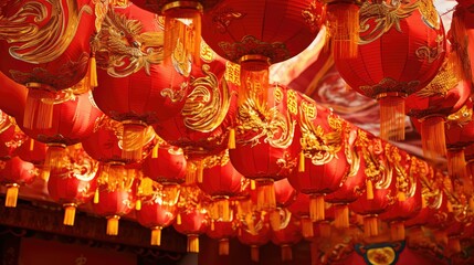 Fototapeta premium vibrant red banner