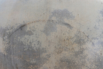 White cement surface adorned with gray.