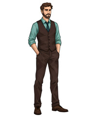 Business Casual Man Portrait