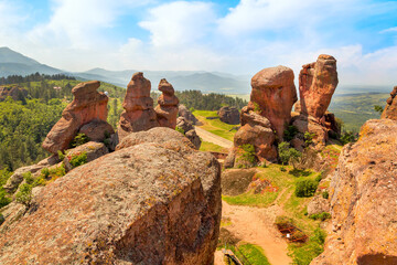 Cliff rocks close-up, Belogradchik, Bulgaria