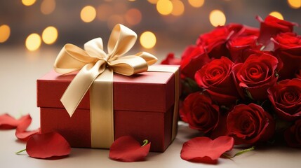 golden heart gift box