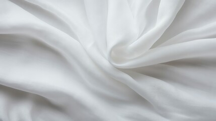 Obraz premium airy white cotton texture