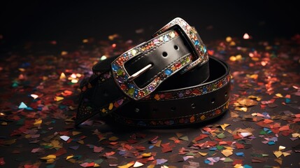 festive confetti background