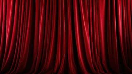 Fototapeta premium theater red no circle