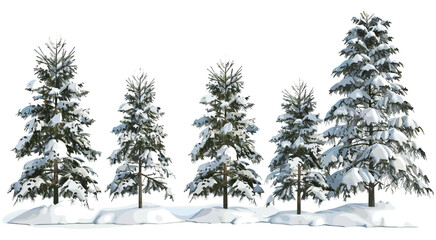 Winter trees, pine, snow, frosted cover, winter landscape, snowy forest, pine trees, frozen branches, snowy background, nature in winter, winter season