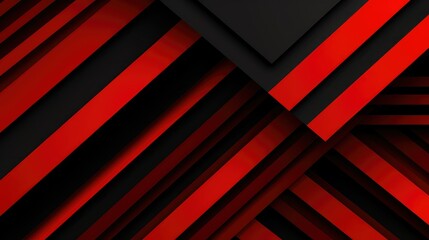Fototapeta premium movement geometric background black and red