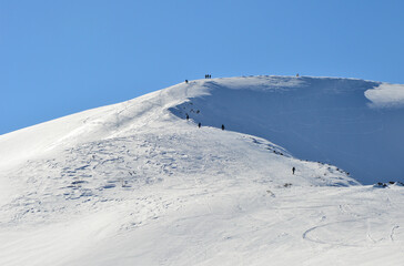 厳冬期の八方尾根