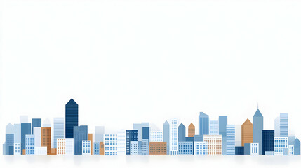 Cityscape Illustration Skyline Urban Buildings