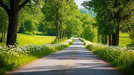 Fototapeta premium grass road growth