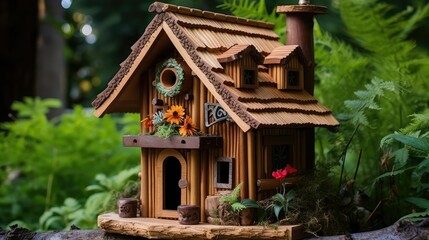 cozy bird house