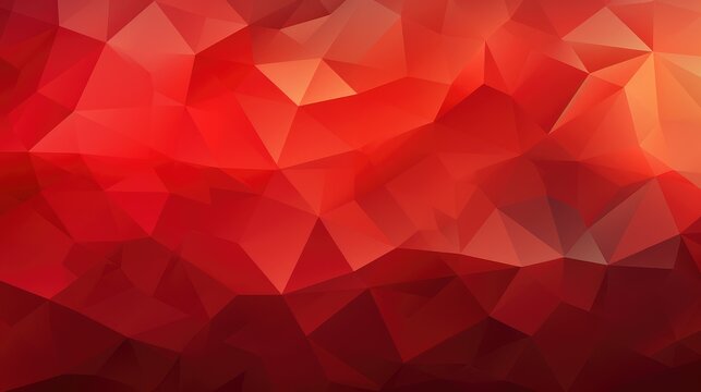 crimson red polygon background