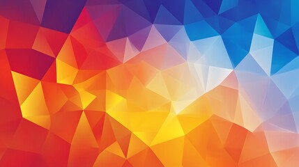 Obraz premium Abstract colorful polygon background design for website