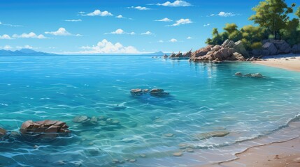 relaxing tranquil water