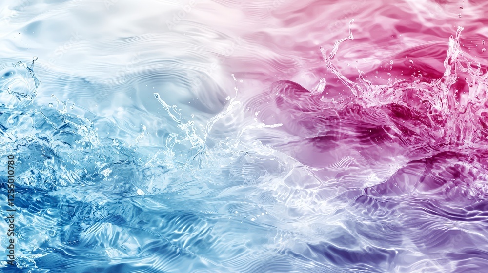 Fototapete soft pastel water ripple texture with subtle variations serene abstract art digital creation calm en