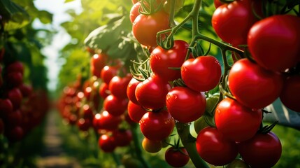 Fototapeta premium vines red green