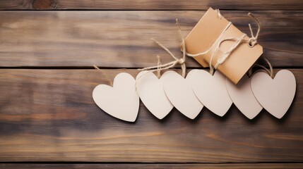 rustic blank gift tag