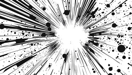 Black and white halftone texture for vintage design projects