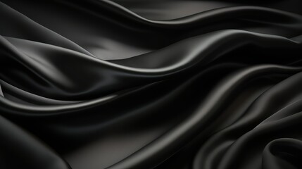 Obraz premium elegant black fabric texture