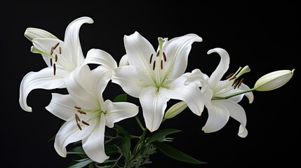 Fototapeta premium bloom black video call