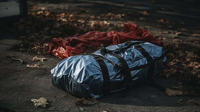 forensic body bag dead