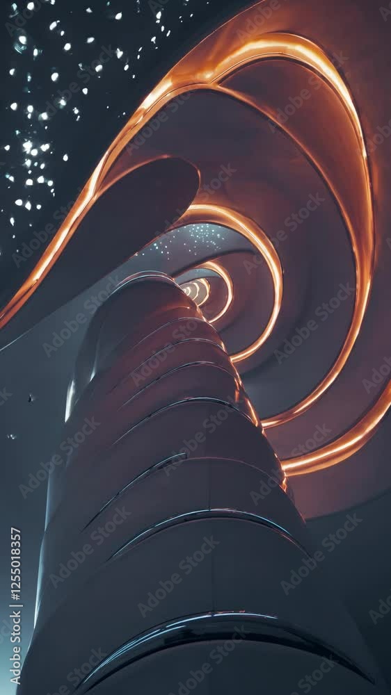 Fototapete glowing neural connections transmitting signals, creating a futuristic and microscopic sci-fi atmosp