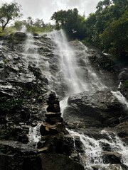 Obraz premium waterfall in the forest