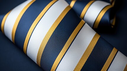 elegant blue and gold stripes