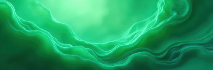 Swirling emerald and jade gradients, subtle texture , jade, illustration