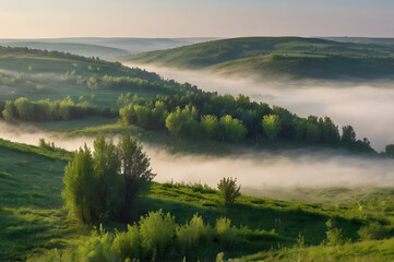 Fog in nature Fog in cities Fog in villages