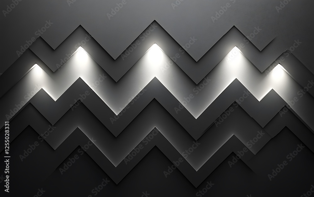 Aufkleber abstract geometric background with spotlights