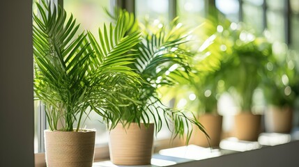 Fototapeta premium atmosphere palm plant