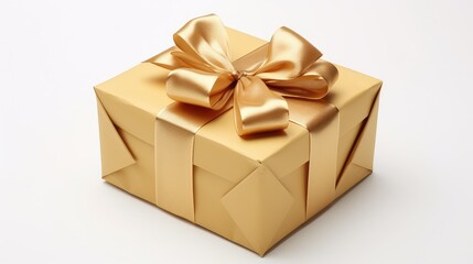 Obraz premium elegant gift gold bow