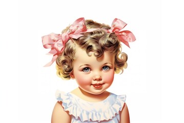 Baby doll toy representation.