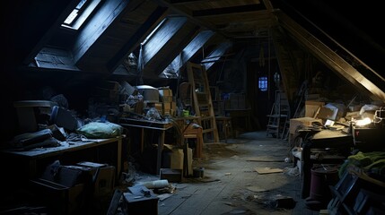 storage house attic