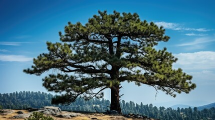 Obraz premium majestic black pine tree