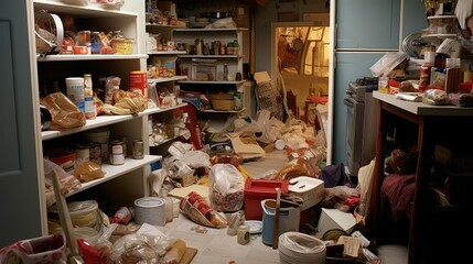 pantry kitchen counter christmas