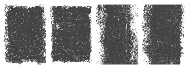 Set of distressed overlay grunge banner backgrounds