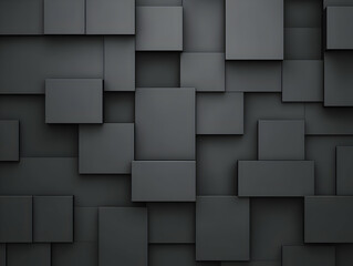 Dark Gray 3D Abstract Background