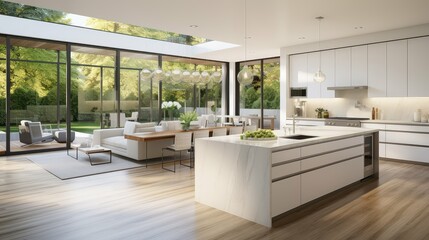 stainless modern home kitchen