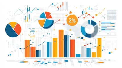 Excellent Digital Marketing Background with AI-Powered Analytics