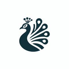 Fototapeta premium Peacock corporate logo