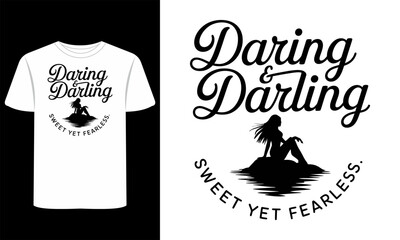 Women Abstract & Artistic Expression Vector T-Shirt Graphic