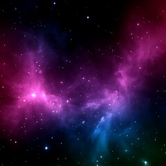 Obraz premium Radiant Nebula of Cosmic Splendor Space Scene with Starlight Majesty and Celestial Glow of Coloration