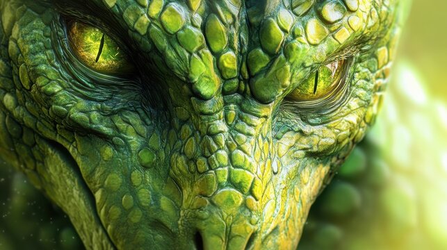 Reptilian face close up portrait - ai illustration also called reptoids, archons, reptiloids, saurians, draconians, or lizard people. Draconian. Illustration