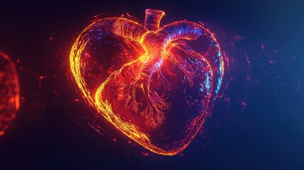 Excellent Holographic Heart Projection