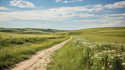 Obraz premium slide rough road