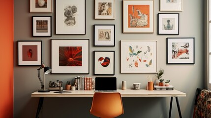 display picture frame wall